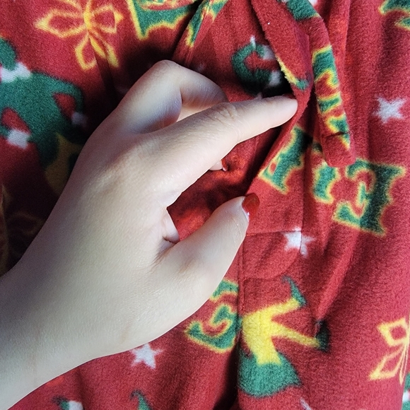 NWOT Pajamas Buddy Elf 2-Piece Top/Pant Set Lounge Sz L - Picture 7 of 10